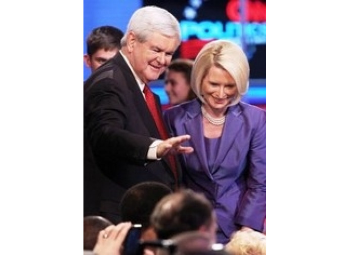Newt Gingrich e la moglie Callista Newt Gingrich e la moglie Callista